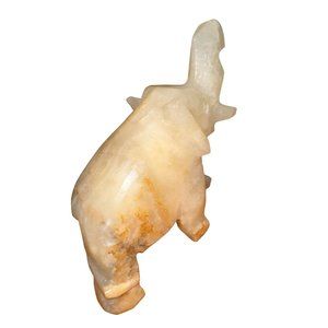Collectibles India Meets India Handicraft Natural Onyx Elephant Statue